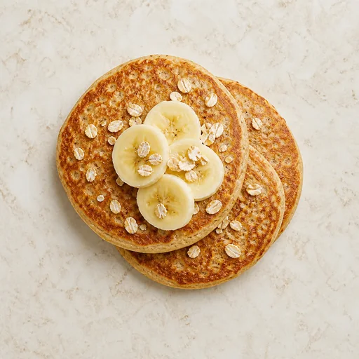 Panquecas de aveia e banana