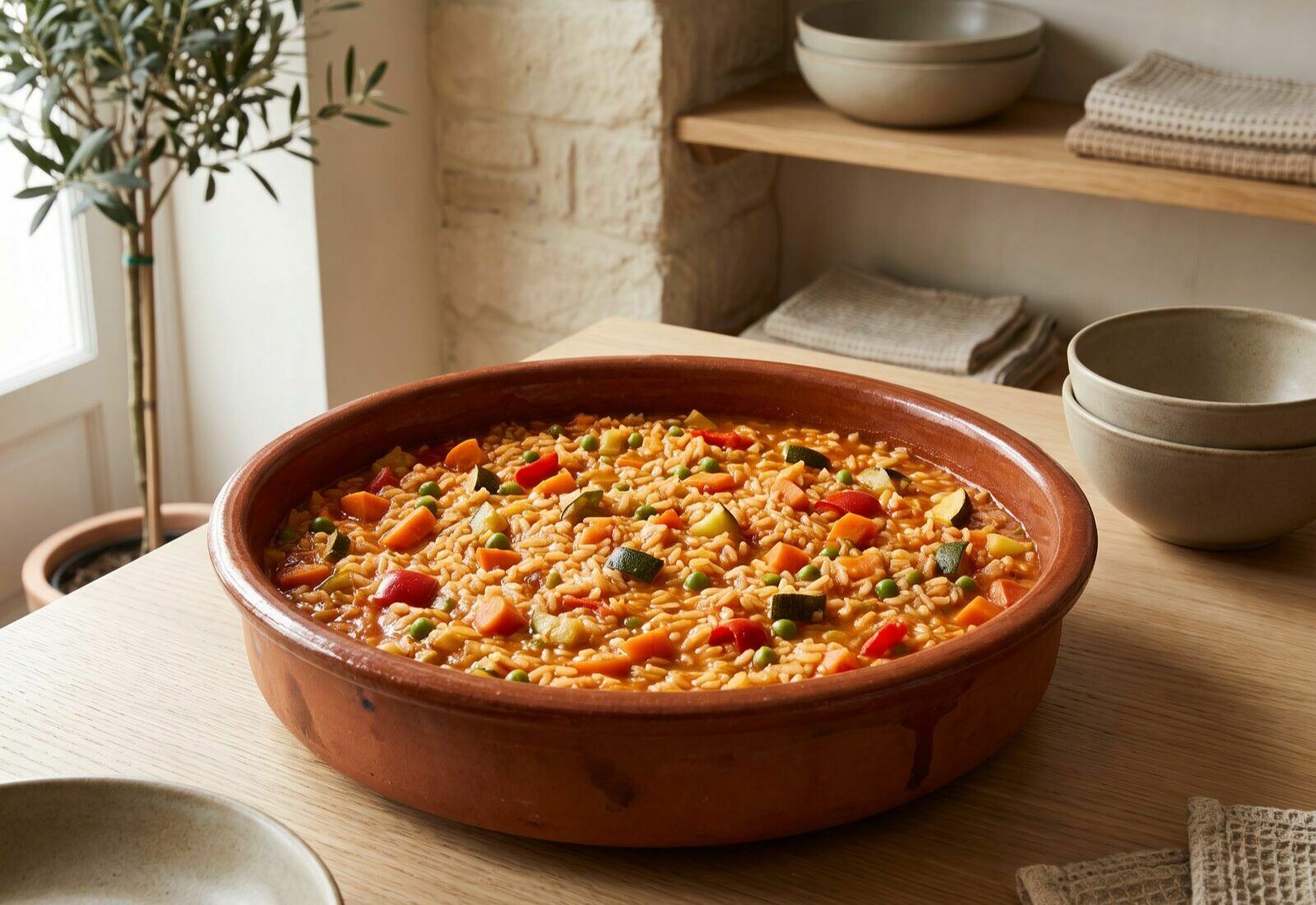 Arroz de Tomate com Legumes da Época
