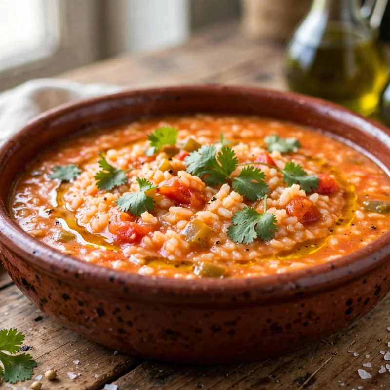 Arroz de Tomate Malandrinho com Coentros