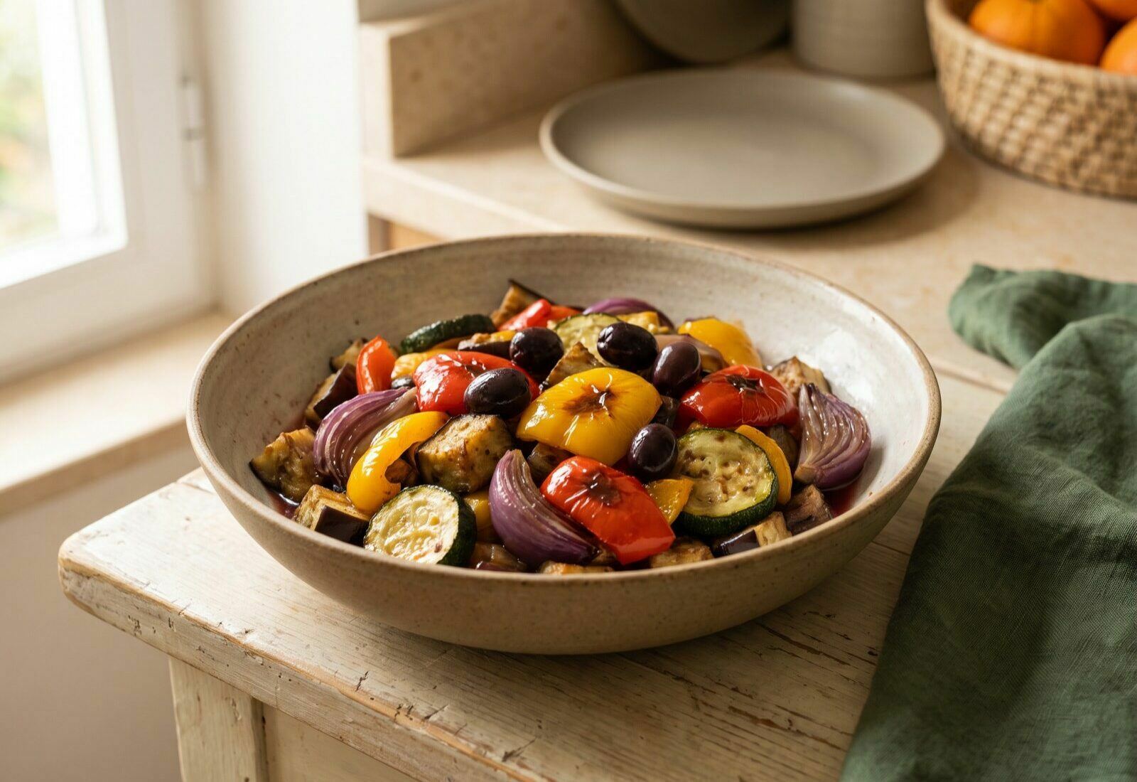 Salada de Legumes Assados à Portuguesa